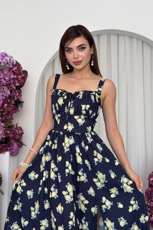 Soni Slit Detailed Dress