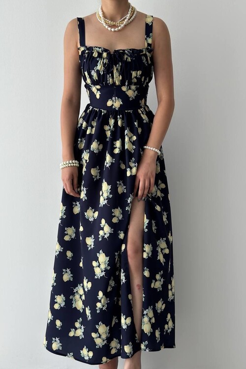 Soni Slit Detailed Dress