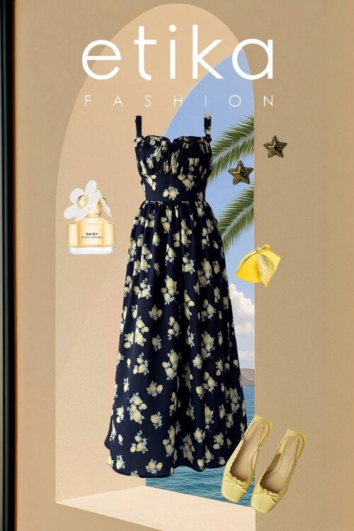 Soni Slit Detailed Dress