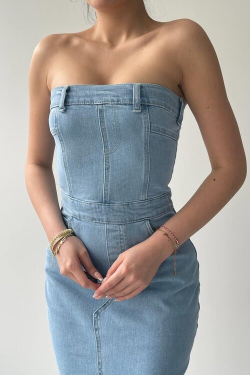 Sonic Strapless Dress