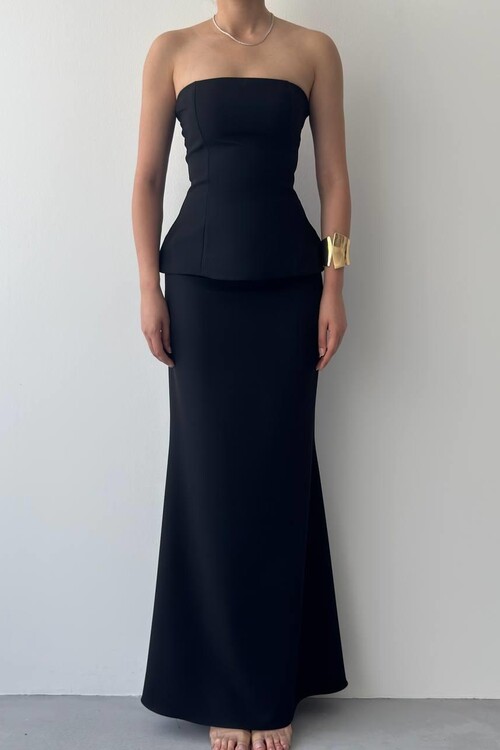 Spas Strapless Dress