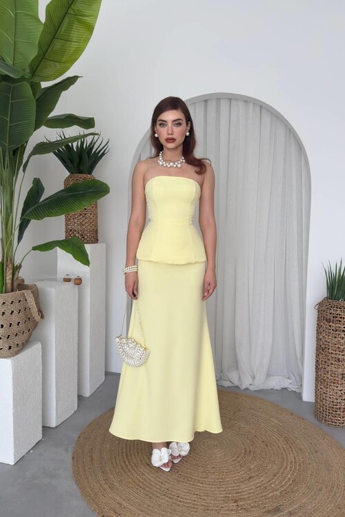 Spas Strapless Dress