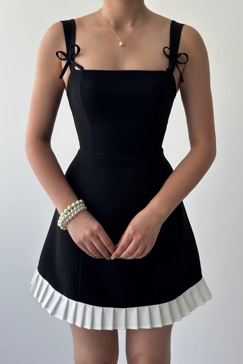 Steel Bow Detail Dress