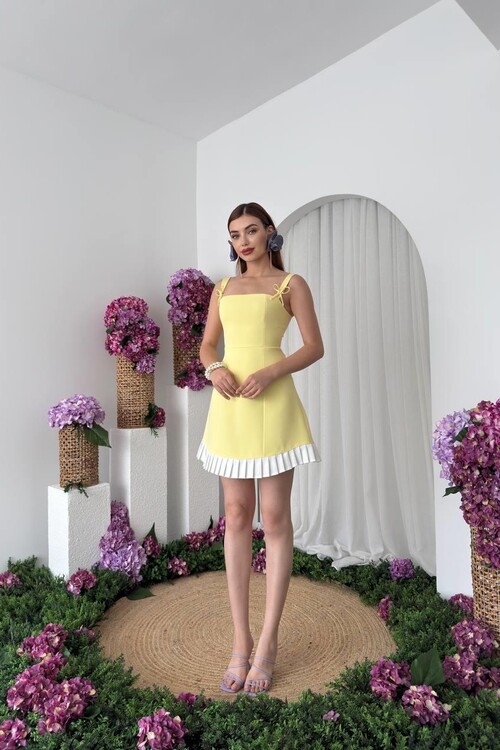 Steel Bow Detail Dress