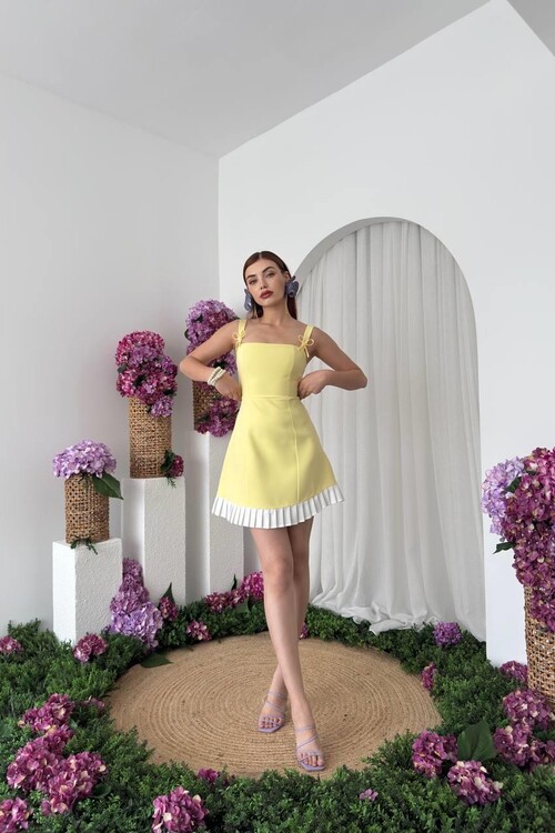 Steel Bow Detail Dress