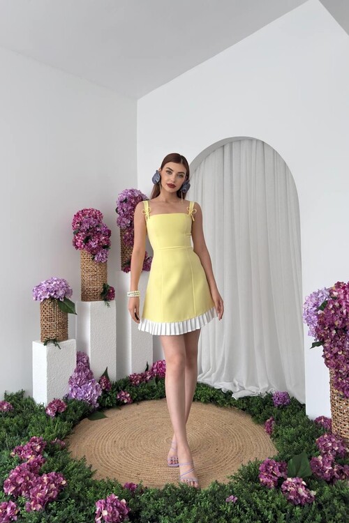 Steel Bow Detail Dress