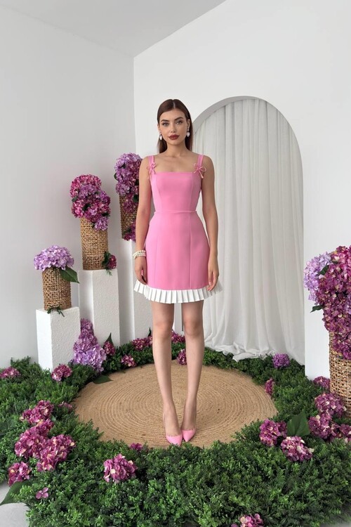 Steel Bow Detail Dress