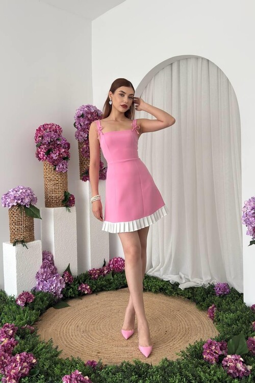 Steel Bow Detail Dress