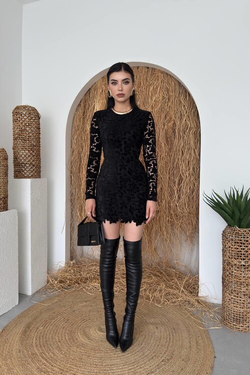 Suff Flower Detailed Dress