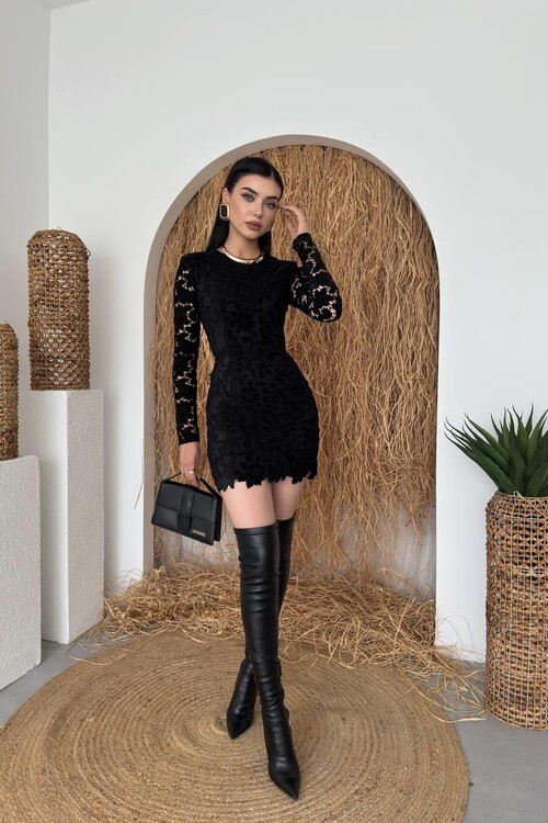 Suff Flower Detailed Dress