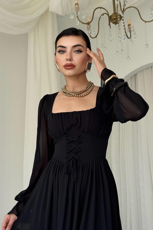 Tamo Korsaj Bağlama Elbise