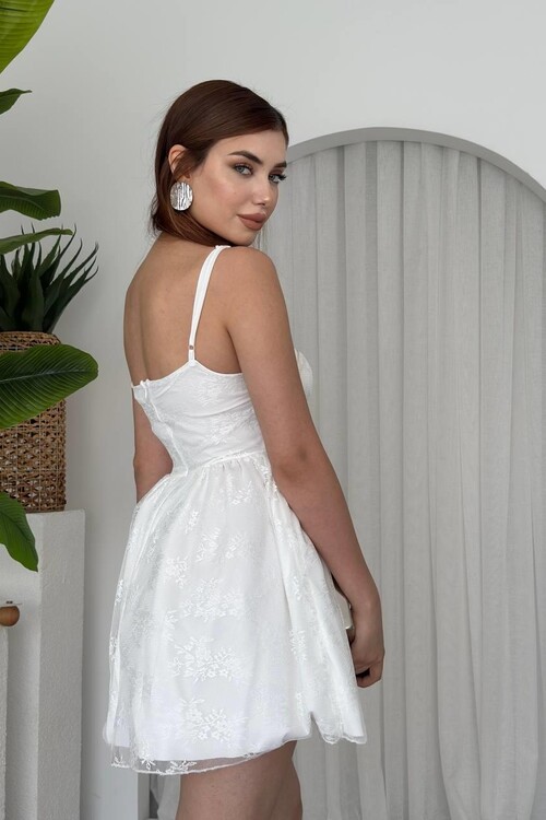 Toba İp Askılı Elbise