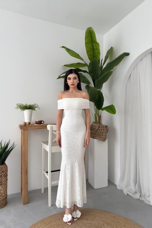 Uyef Straplez Elbise