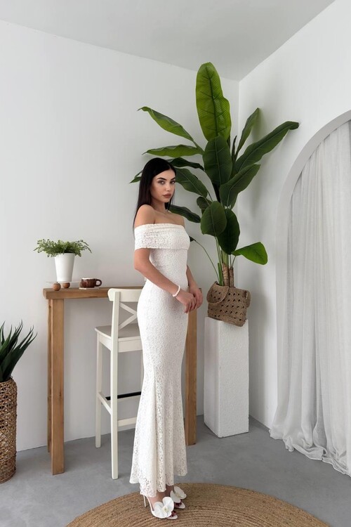 Uyef Straplez Elbise