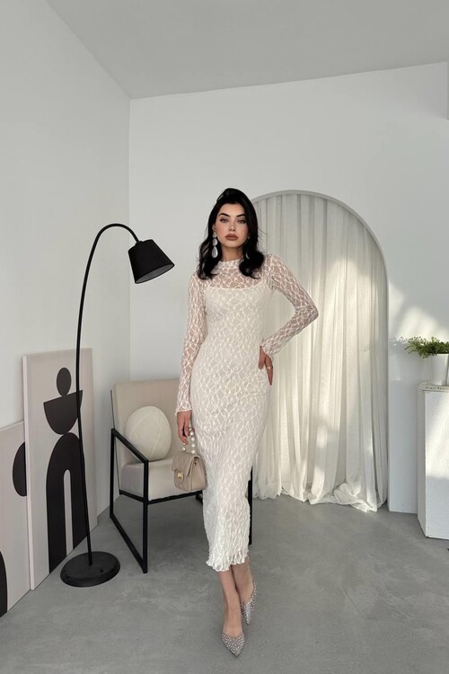 Vedo Flower Detailed Dress