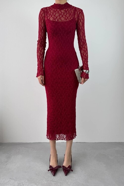 Vedo Çiçek Detaylı Elbise