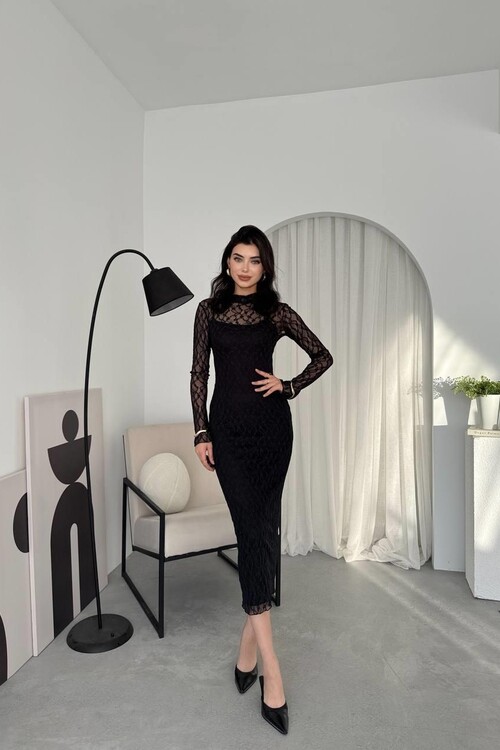 Vedo Flower Detailed Dress