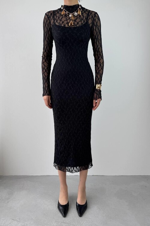 Vedo Flower Detailed Dress