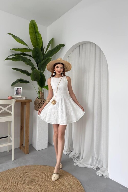 Vess Pocket Detailed Dress