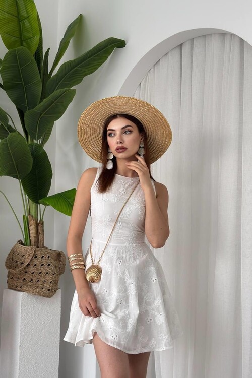 Vess Pocket Detailed Dress