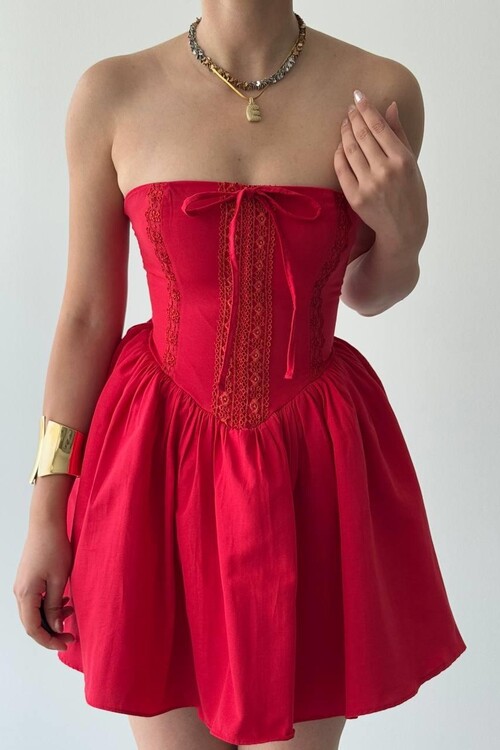 Walf Strapless Dress