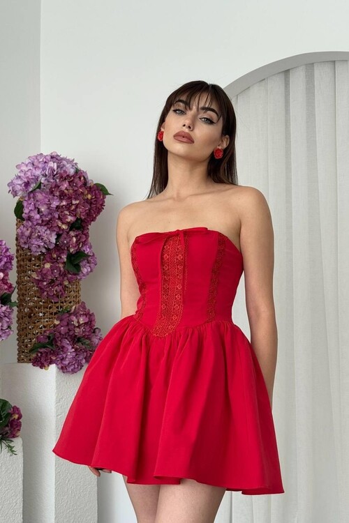 Walf Strapless Dress