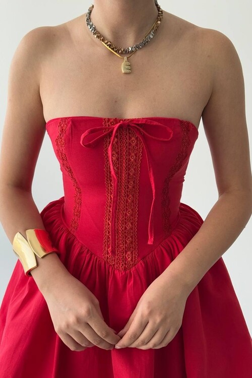 Walf Strapless Dress