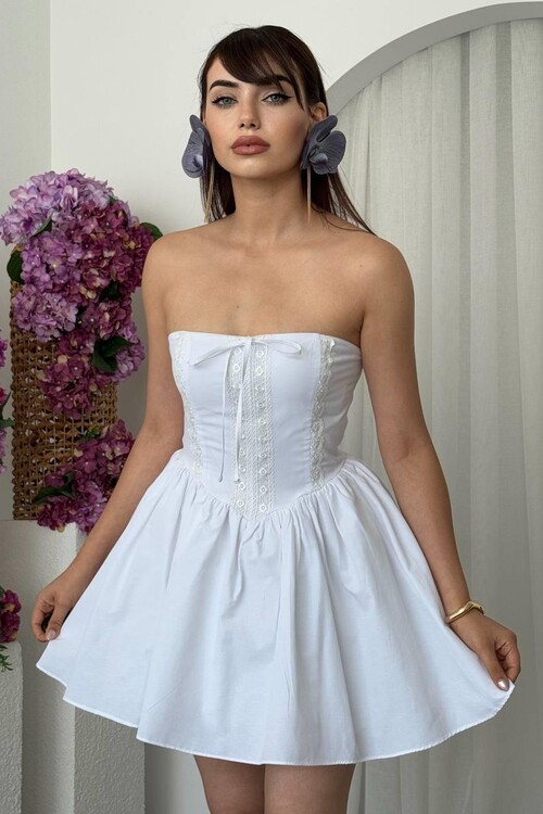 Walf Strapless Dress