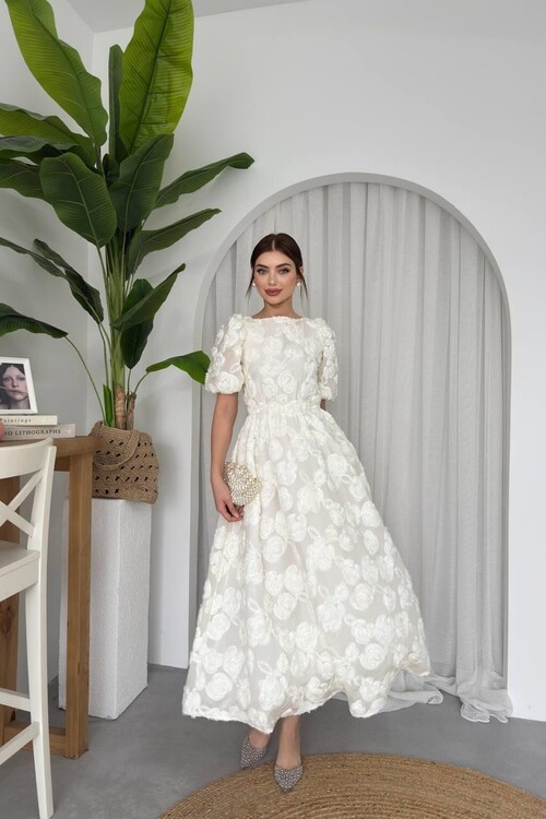 Wear Sırt Bağlama Detaylı Elbise