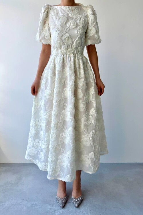 Wear Sırt Bağlama Detaylı Elbise