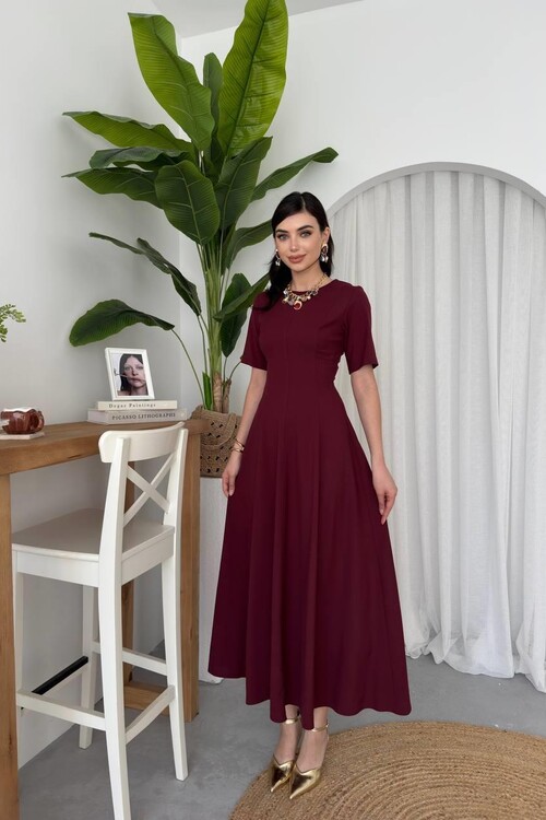 Wera Pleated Midi Dress