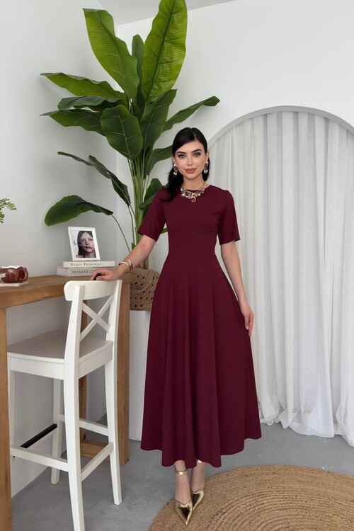 Wera Pleated Midi Dress