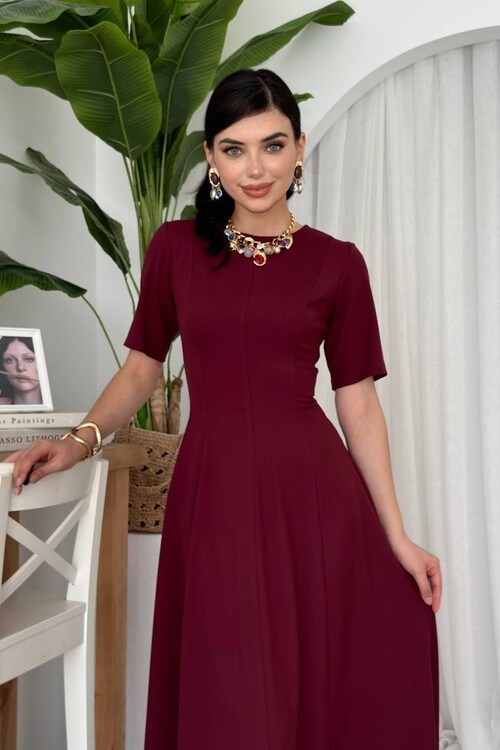 Wera Pleated Midi Dress