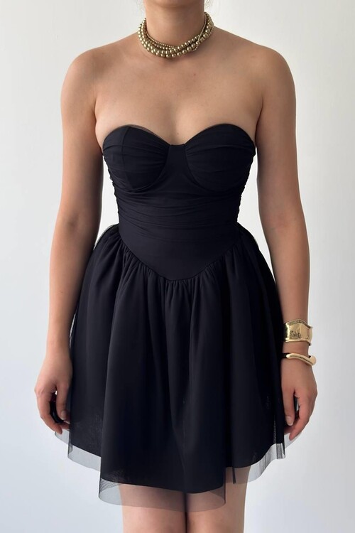 Xoxa Straplez Elbise