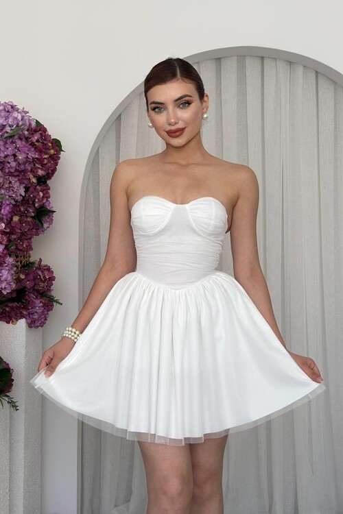 Xoxa Straplez Elbise