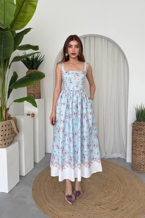 Yoa Cep Detaylı Elbise