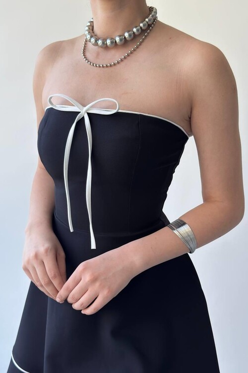 Yuna Straplez Elbise