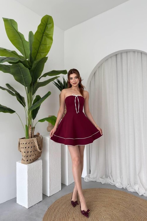 Yuna Straplez Elbise