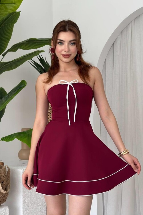 Yuna Straplez Elbise