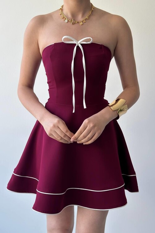 Yuna Straplez Elbise