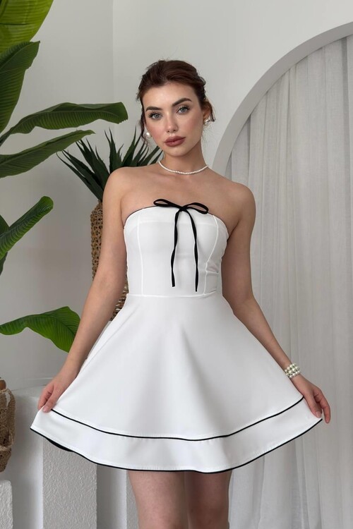 Yuna Straplez Elbise