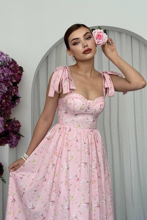 Yunn Shoulder Tie Dress