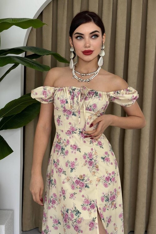 Zeze Balloon Sleeve Dress