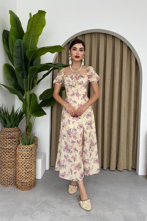 Zeze Balloon Sleeve Dress