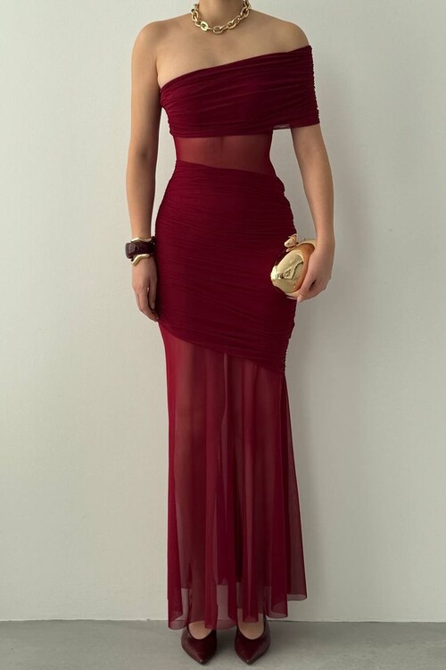 Bark Transparan Elbise