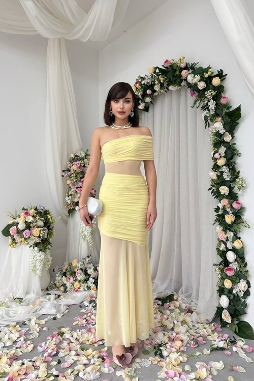 Bark Transparan Elbise