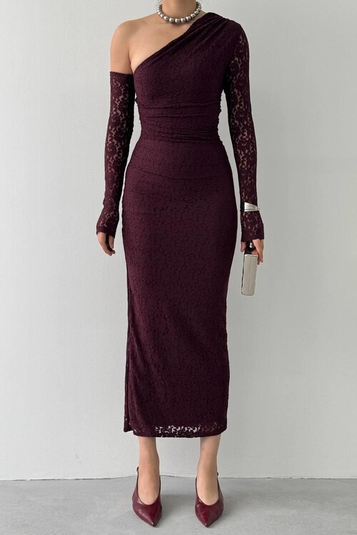 Bees Tek Omuz Detaylı Elbise