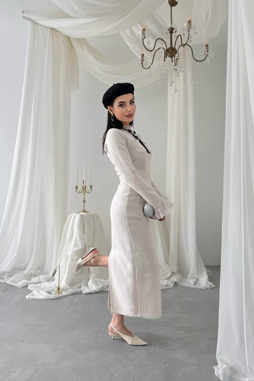 Bonen Cep Detaylı Elbise