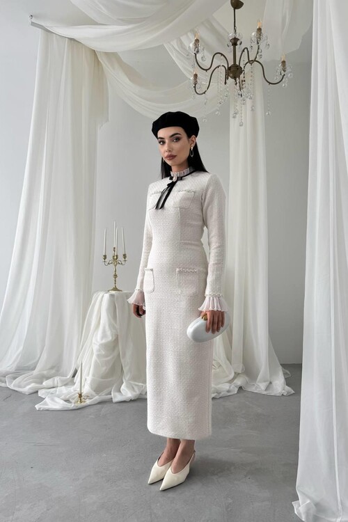 Bonen Cep Detaylı Elbise