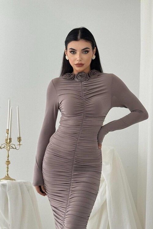 Carlis Rose Collar Dress